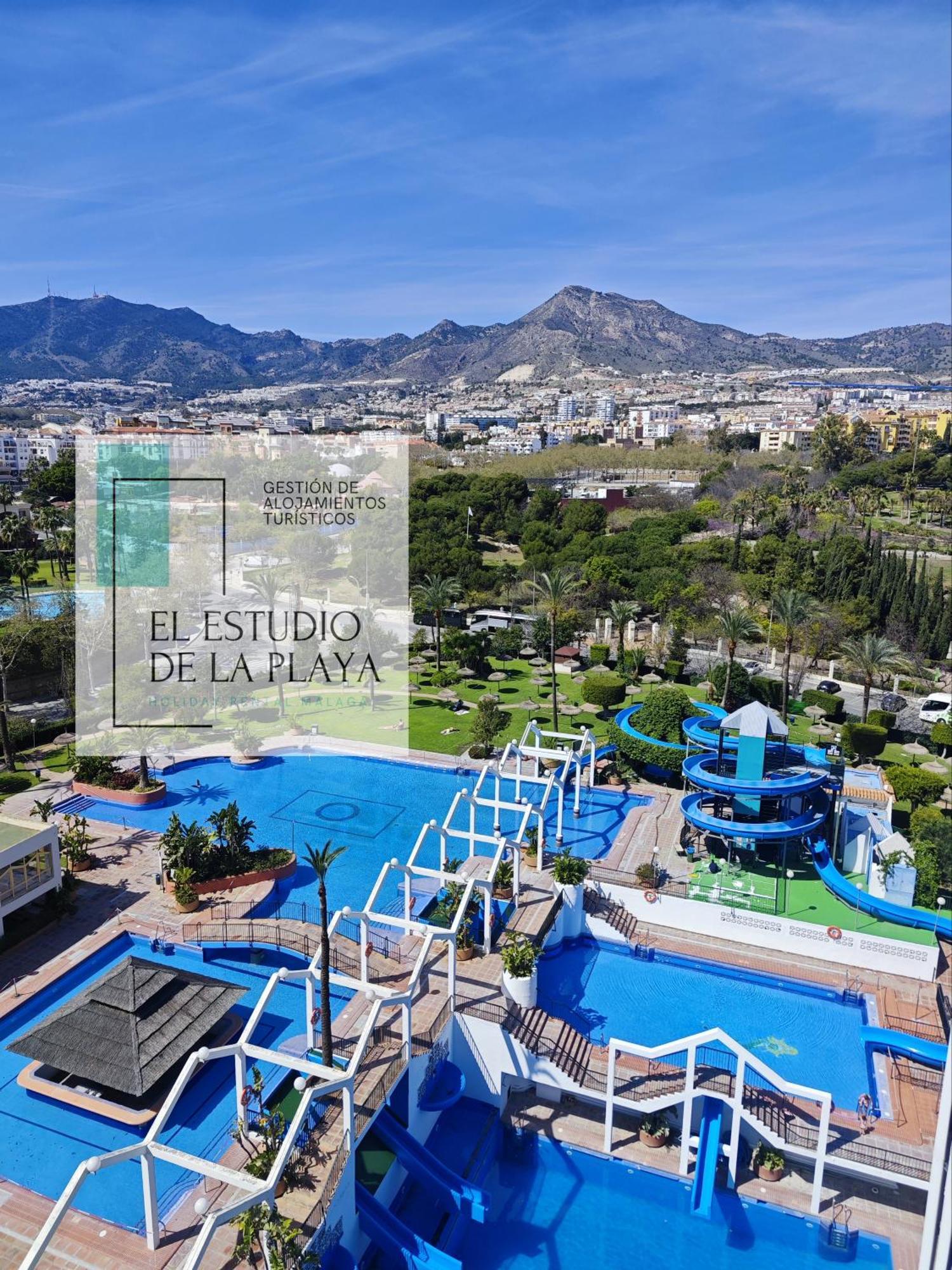El Estudio De La Playa Benalbeach New 1Bd, Piscinas, Playa Y Vistas Al Mar Ref504 Benalmádena Exterior foto